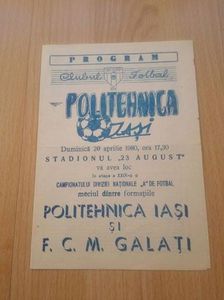 Politehnica Iasi - FCM Galati 1979-1980 Program Meci