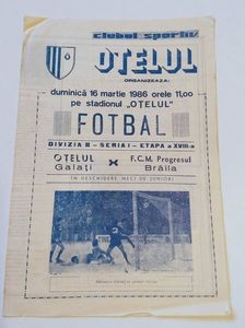 Otelul Galati 1985-1986