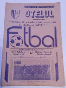 Otelul Galati 1985-1986