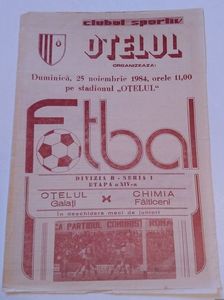 Otelul Galati 1984-1985