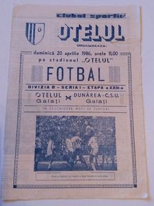 Otelul Galati 1985-1986