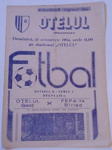 Otelul Galati 1984-1985