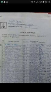 Petitia PSD "Sustinem Guvernul Grindeanu"; vezi comentariul : Petitia PSD &quot;Sustinem Guvernul Grindeanu&quot;
