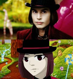 Willy Wonka redraw as anime