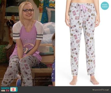 Cozy-zoe-Print-Jersey-Lounge-Pants-dove-cameron-liv-maddie