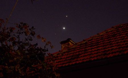 Venus si Jupiter, conjunctie in Scorpion; 13 nov. 2017
poza de pe net
