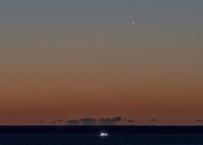 Venus si Jupiter, conjunctie in Scorpion; 13 nov. 2017
poza de pe net
