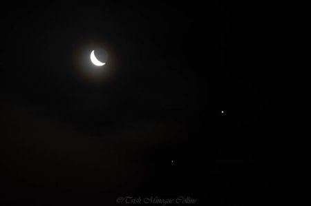 Luna in scadere in Scorpion +Jupiter si Marte; 11 ian. 2018 -  poza preluata de pe net
