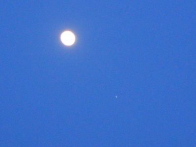 Luna in conjunctie cu Jupiter in Scorpion; 27 mai 2018
