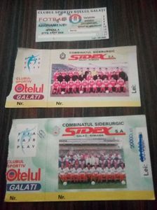 Otelul Galati Bilete 1997-1999