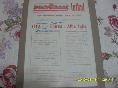 UTA Arad FC Unirea Alba Iulia 1992-1993