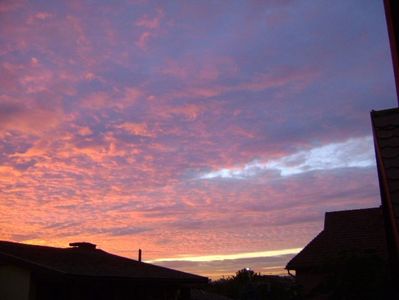 Apus de soare spectaculos; 27 sept. 2018

