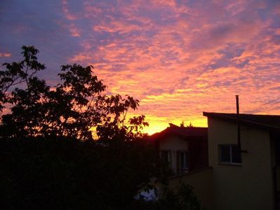 Apus de soare spectaculos; 27 sept. 2018
