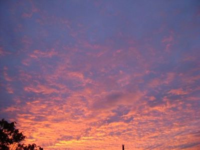 Apus de soare spectaculos; 27 sept. 2018
