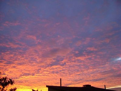 Apus de soare spectaculos; 27 sept. 2018
