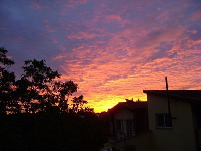 Apus de soare spectaculos; 27 sept. 2018
