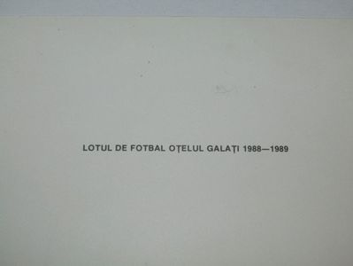 Otelul Galati 1988-1989