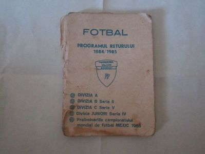 Progresul Bucuresti 1984-1985