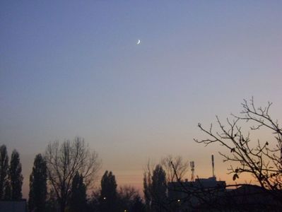 Luna in crestere in Capricorn; 11 nov. 2018
