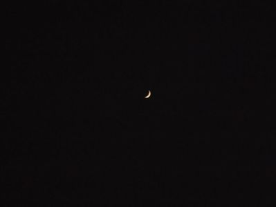 Luna in crestere in Varsator; 12 dec. 2018
