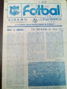 Dinamo Bucuresti - Politehnica Iasi 1984-1985