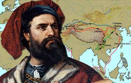 Marco Polo; negustor venetian1254-1324,dupa o calatorie de 24 de ani pina in china,scrie o carte care il va inspira pe Cristoforo Colombo
