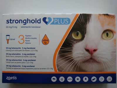 STRONGHOLD PLUS 30 MG 2 KG SI 500 G - 5 KG - 49 RON