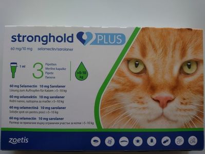 STRONGHOLD PLUS 60 MG 5-10 KG 50,5 RON