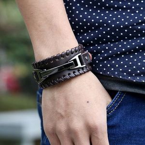 Kevlar Black Leather Bracelet_85 de lei