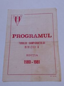 FCM Galati 1980-1981 Program