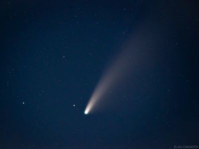 Cometa Neowise, Grecia; iul. 2020 - poza preluata de pe net
