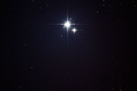 21 dec. 2020 - Solstitiul de iarna - Conjunctia Jupiter-Saturn; Poza preluata de pe net
