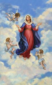 Fecioara Maria cu Îngerii ❤♥️