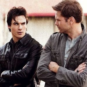 • QueenCyrusx got Damon and Alaric.