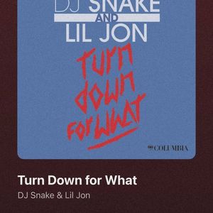 • cupcakes got “Turn Down for What” by DJ Snake & Lil Jon. +; LINK: https://youtu.be/QFy0hQ3lY-w?si=1bHI5m3mMG6LfovF
