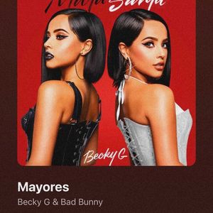 • midnightmoon got “Mayores” by Becky G ft Bad Bunny. +; LINK: https://youtu.be/GMFewiplIbw?si=zftTJufPZmJrMfPX
